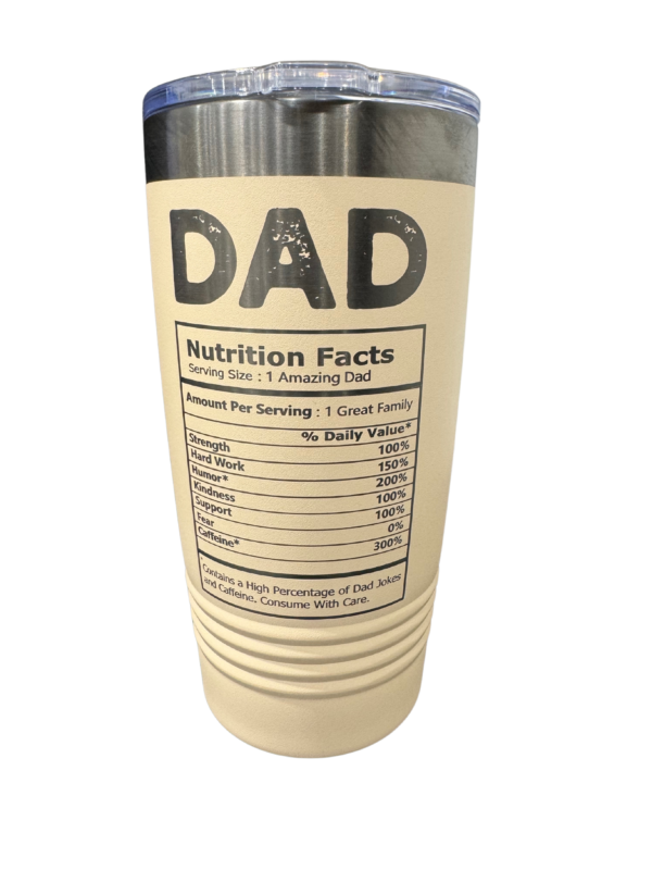 Best Dad Ever 20oz Tumbler - Image 2