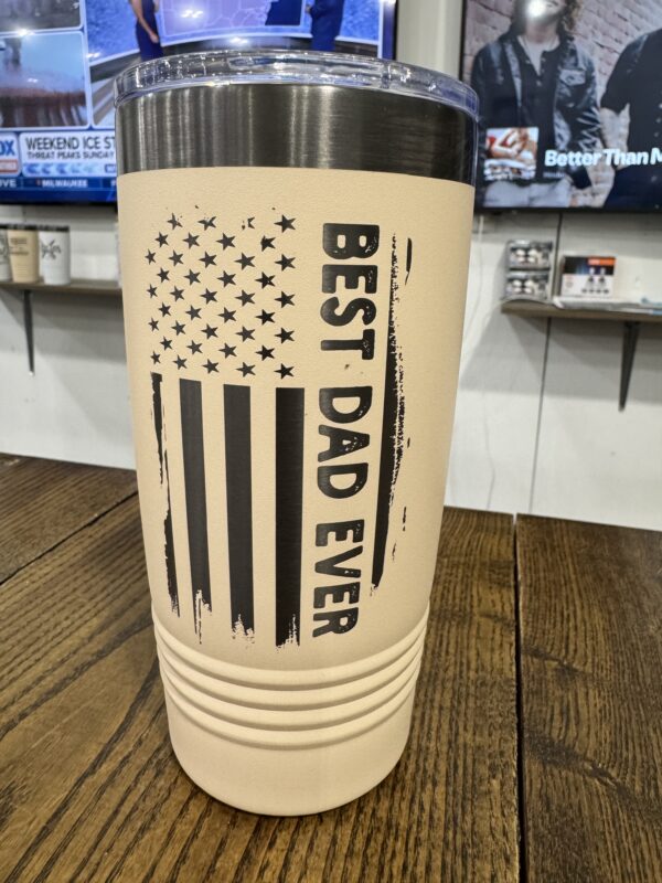 Best Dad Ever 20oz Tumbler - Image 3