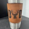 Dad laser engraved leather tumbler 20oz - Image 3