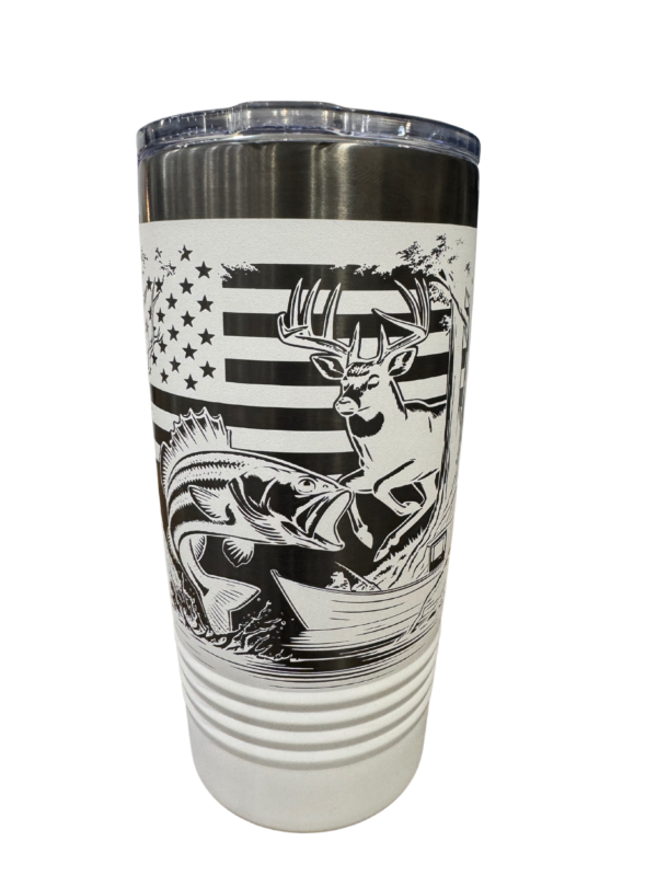 Laser Engraved Wildlife 20oz Tumbler