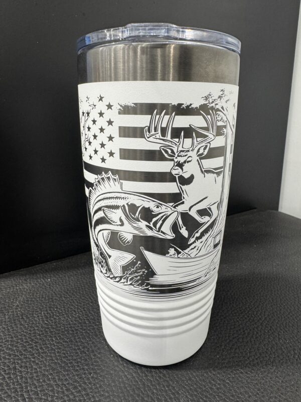 Laser Engraved Wildlife 20oz Tumbler - Image 3
