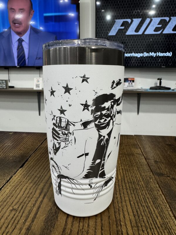 Laser Engraved Trump 20oz Tumbler - Image 4