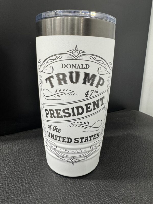 Laser Engraved Trump 20oz Tumbler - Image 5