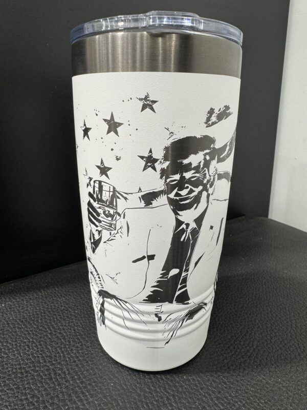 Laser Engraved Trump 20oz Tumbler - Image 6